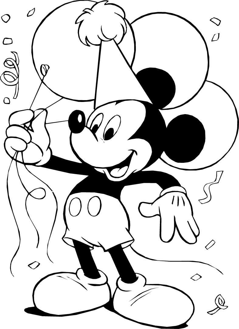 Mickey Mouse Coloring Books
 Free Printable Mickey Mouse Coloring Pages For Kids