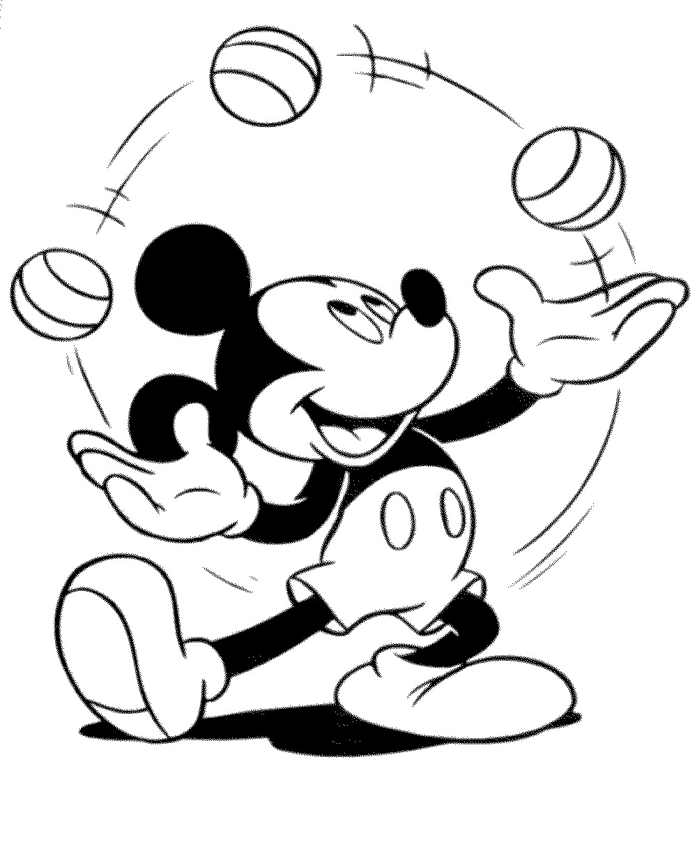 Mickey Mouse Coloring Books
 Learning Through Mickey Mouse Coloring Pages