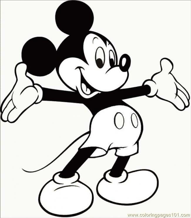 Mickey Mouse Coloring Pages For Girls
 Mickey Mouse Printable Coloring Pages Coloring Home
