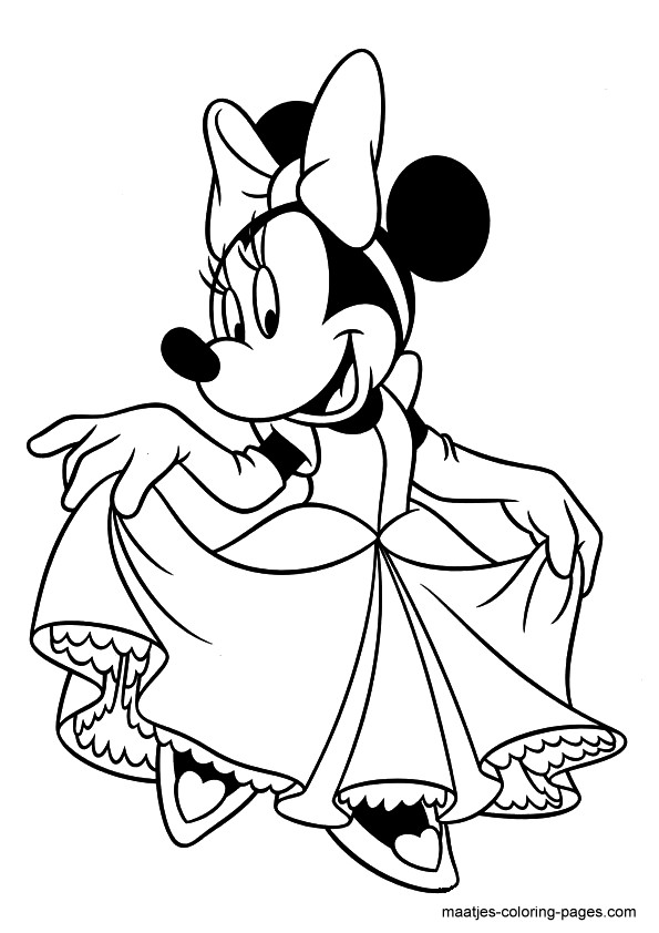 Mickey Mouse Coloring Pages For Girls
 free minnie mouse printables