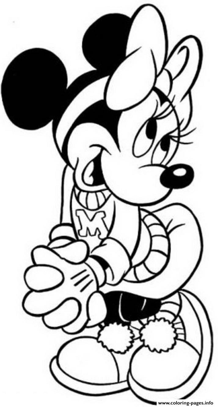 Mickey Mouse Coloring Pages For Girls
 Girly Minnie Disney S27cb Coloring Pages Printable