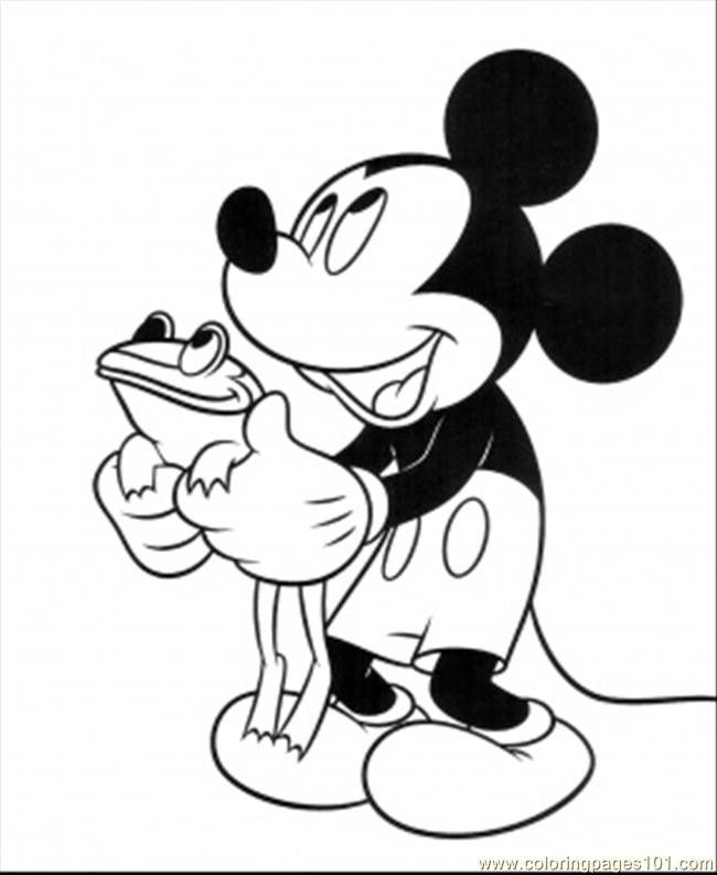 Mickey Mouse Coloring Pages Printable
 Free Printable Mickey Mouse Coloring Pages For Kids