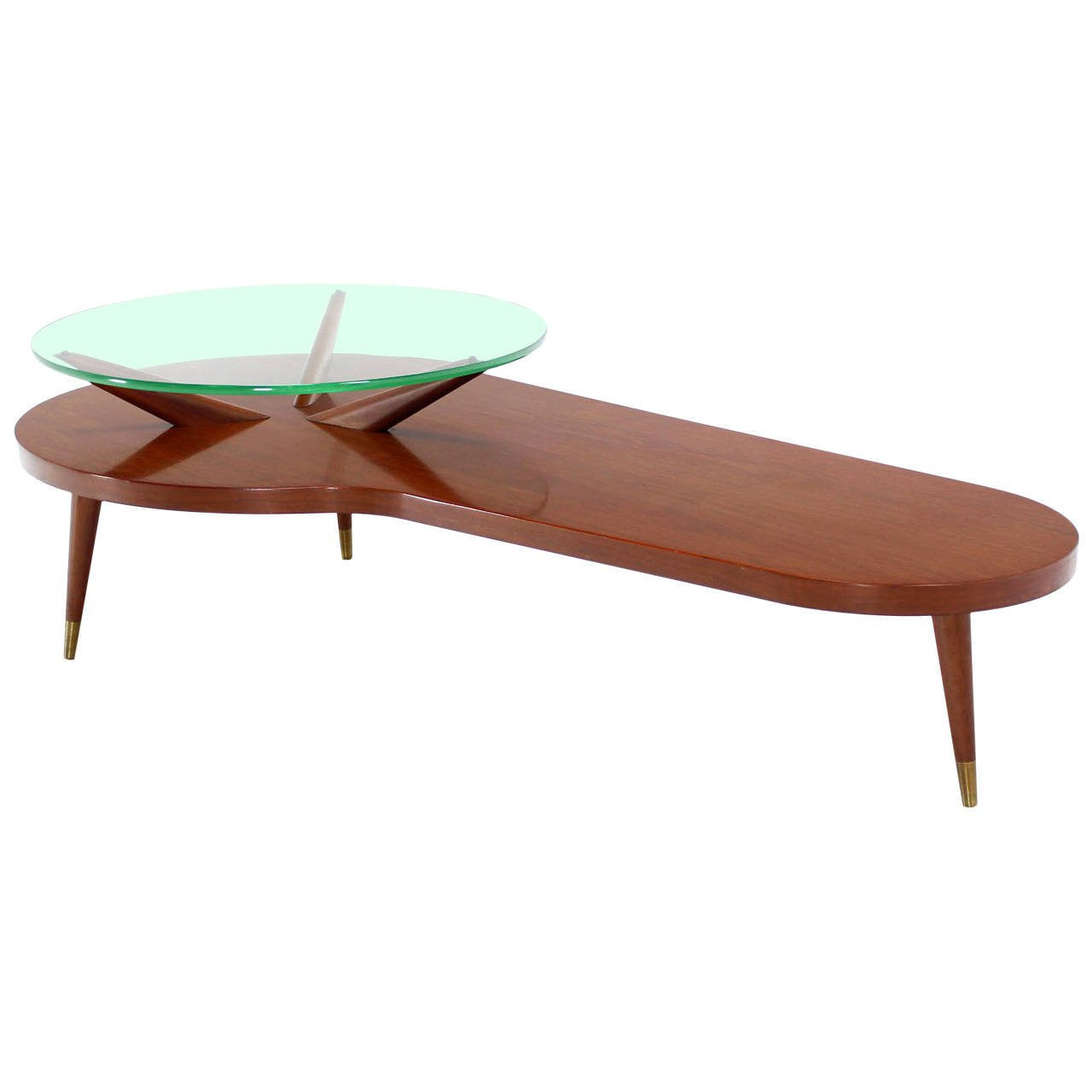 Best ideas about Mid Century Coffee Table
. Save or Pin Mid Century Modern Walnut Organic Kidney Shape Coffee Now.