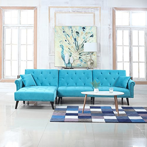 Best ideas about Mid Century Modern Sleeper Sofa
. Save or Pin Mid Century Modern Style Velvet Sleeper Futon Sofa Living Now.