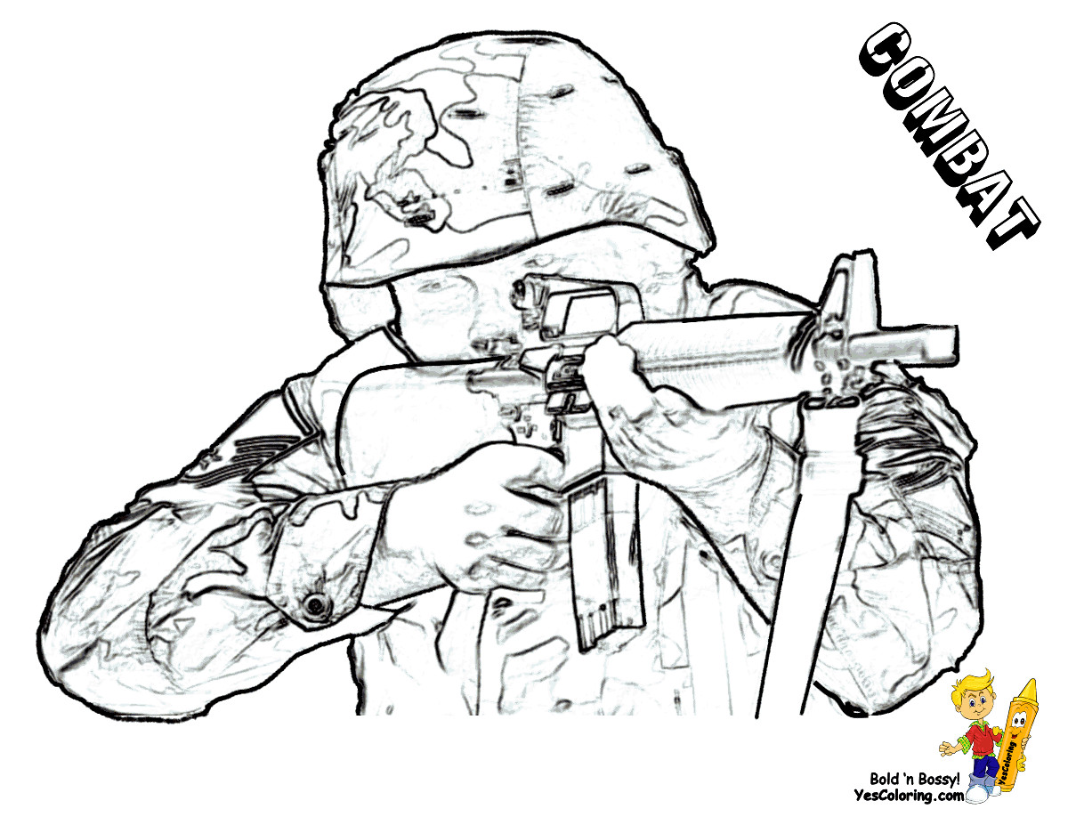 Military Coloring Pages For Kids
 Printable Army To Color For Kids The Art Jinni