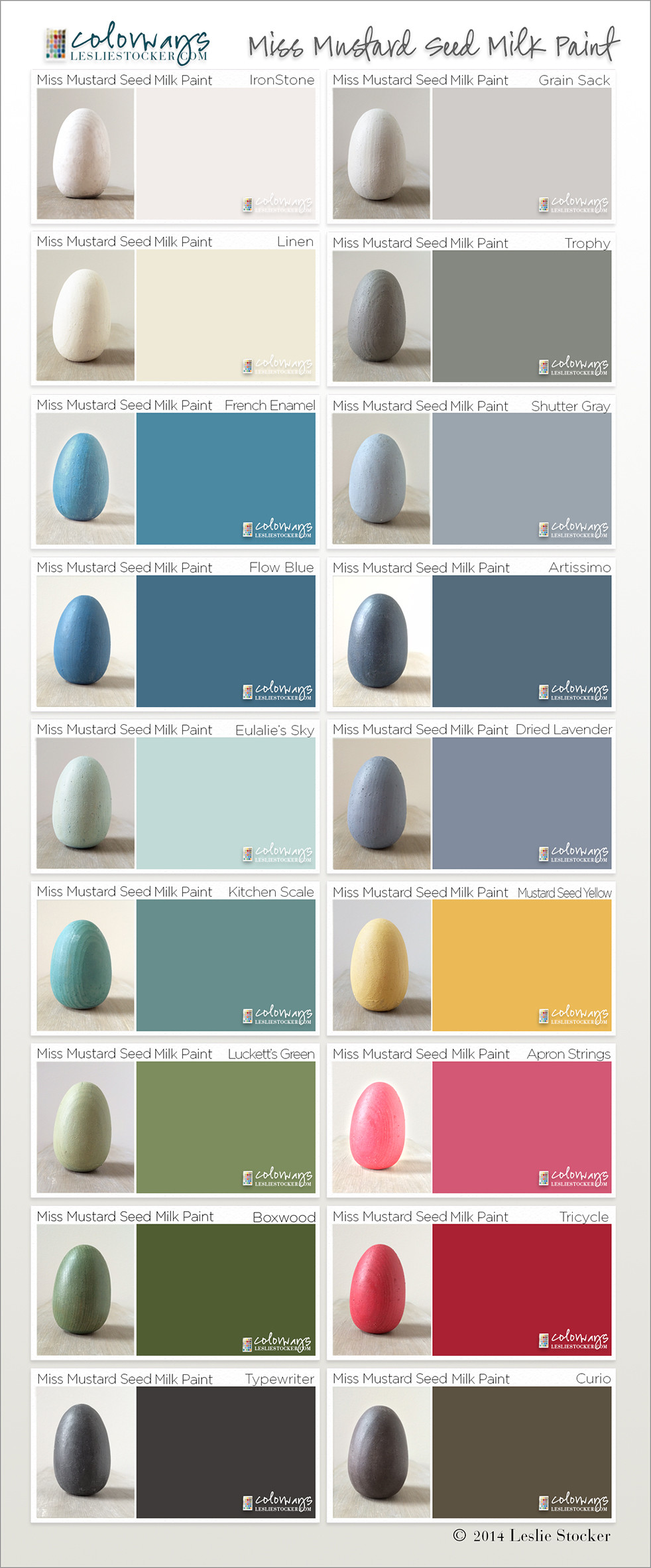 Best ideas about Milk Paint Colors
. Save or Pin Miss Mustard Seed Milk Paint – Swatch Book II Now.