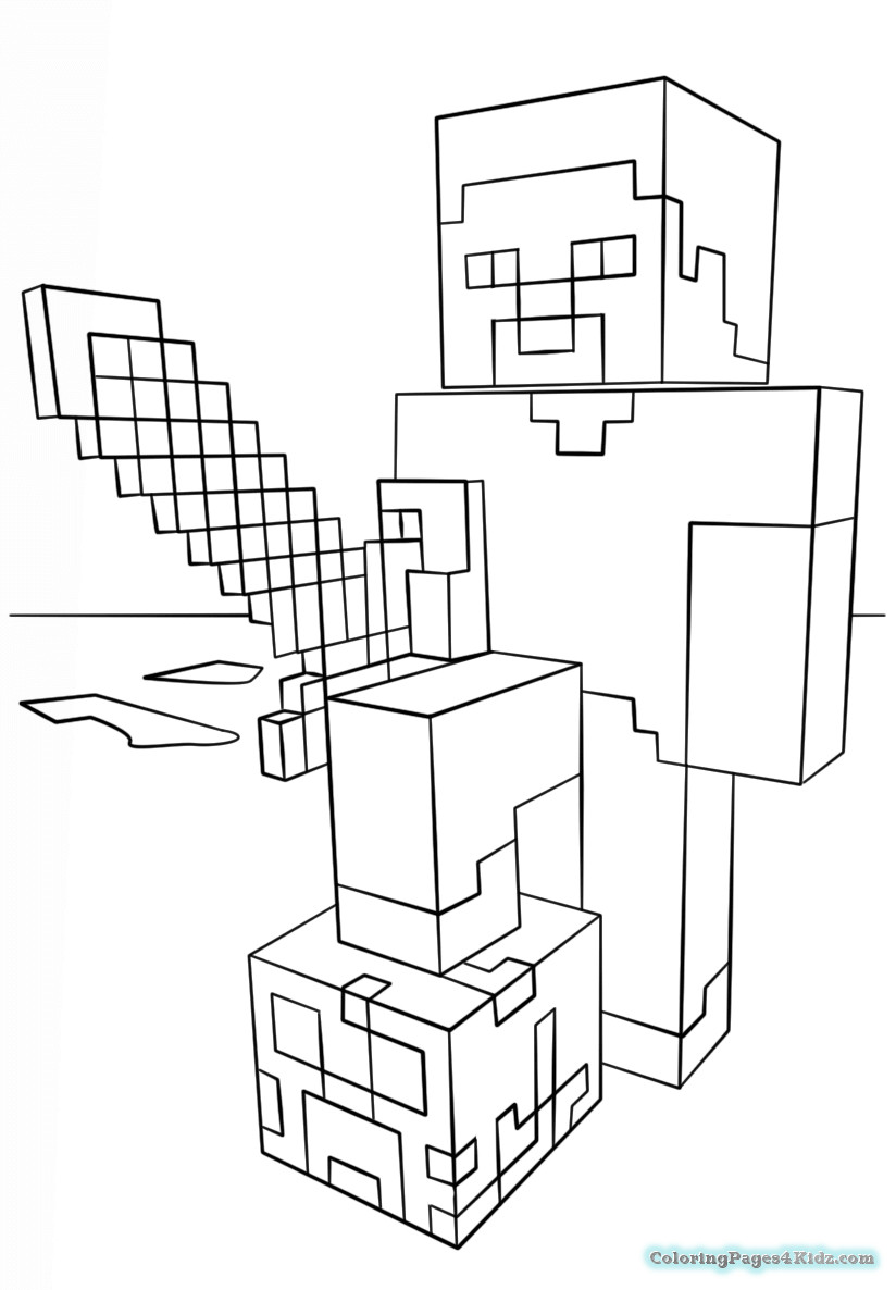 Best ideas about Minecraft Coloring Book For Kids
. Save or Pin Minecraft Coloring Pages Free Now.