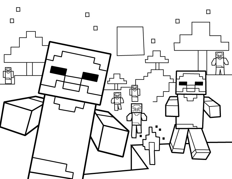 Minecraft Coloring Pages To Print
 Minecraft Coloring Pages Best Coloring Pages For Kids