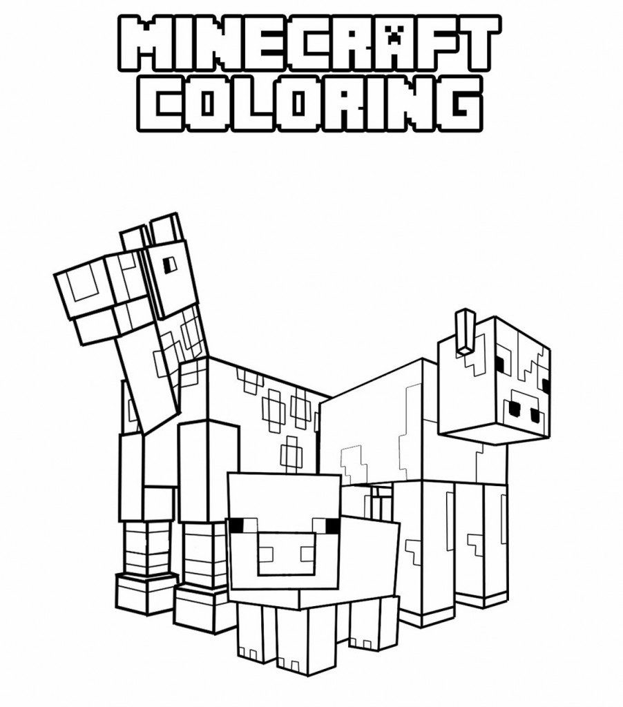 Minecraft Coloring Pages To Print
 Minecraft Coloring Pages Best Coloring Pages For Kids