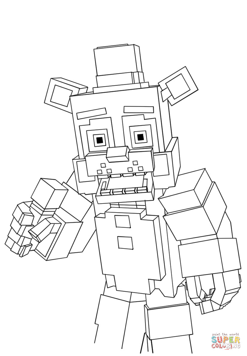 Minecraft Coloring Pages To Print
 Minecraft Free Coloring Pages To Print Dan Tdm Five Nights