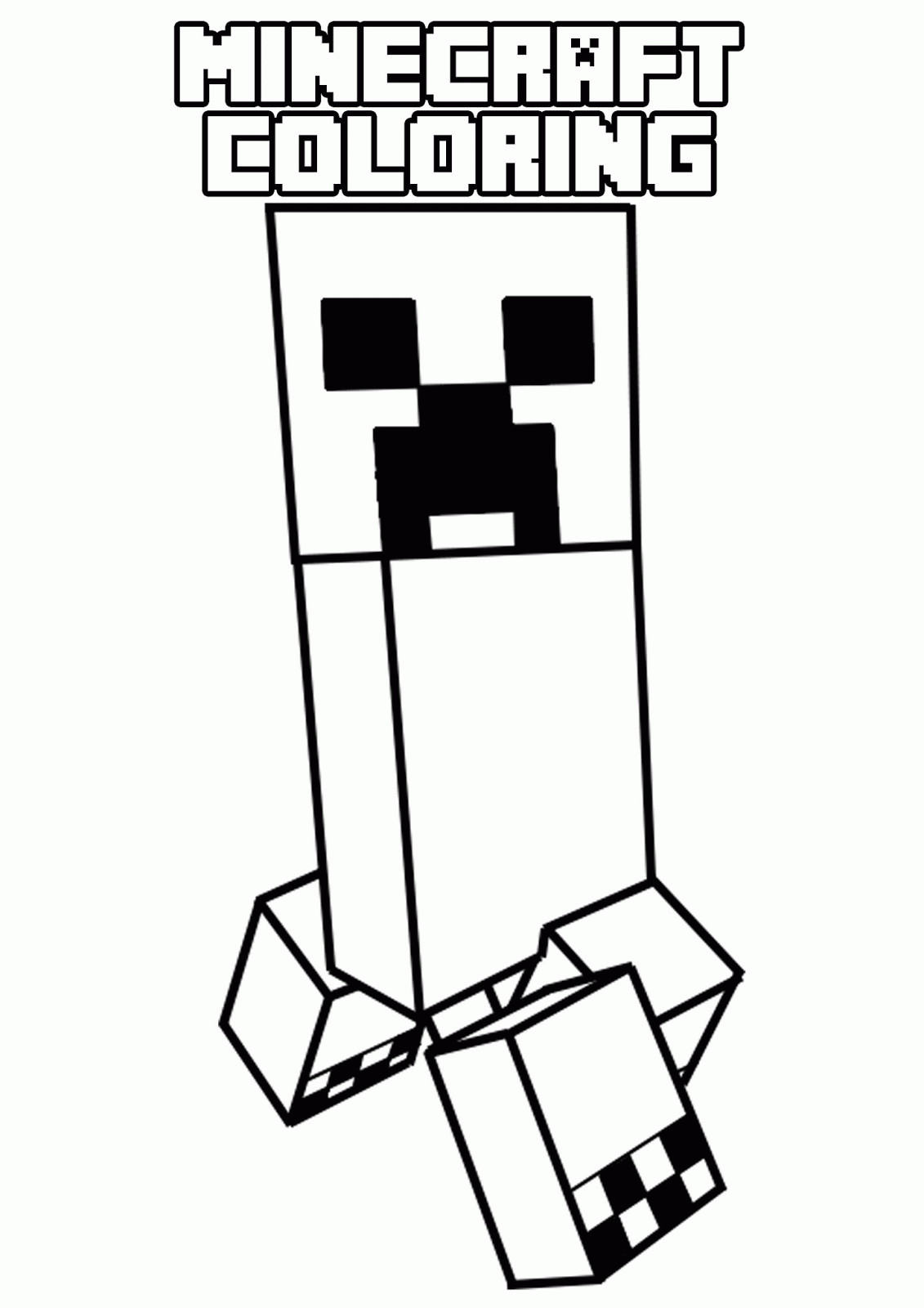 Minecraft Coloring Pages To Print
 Printable Minecraft Coloring Pages Coloring Home