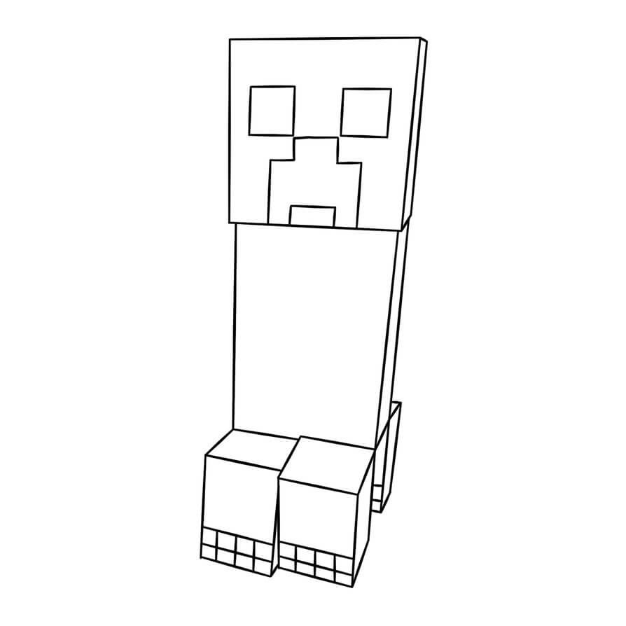 Minecraft Creeper Coloring Pages
 40 Printable Minecraft Coloring Pages