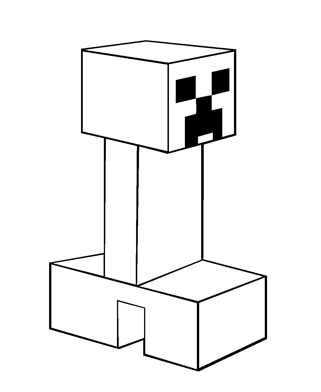Minecraft Creeper Coloring Pages
 Minecraft Coloring Pages