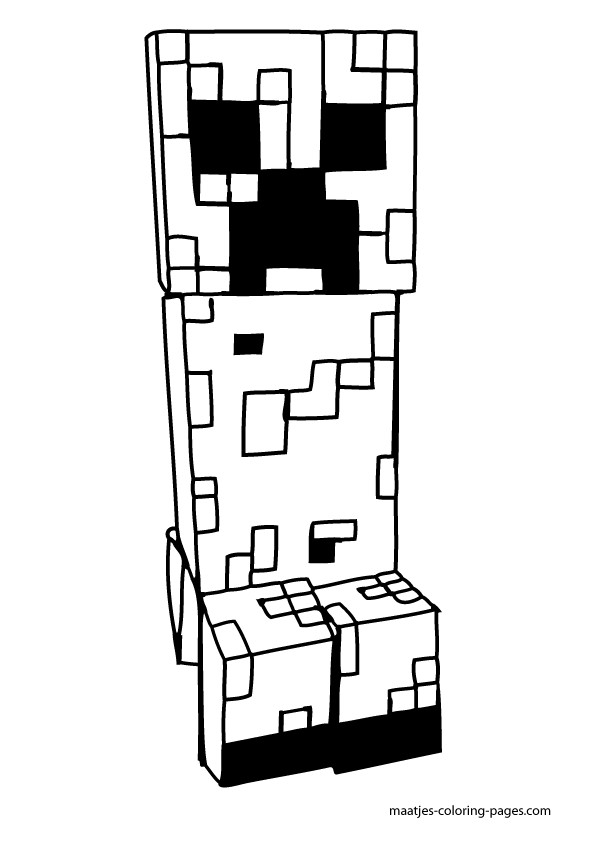 Minecraft Creeper Coloring Pages
 Print Minecraft Coloring Pages Coloring Home