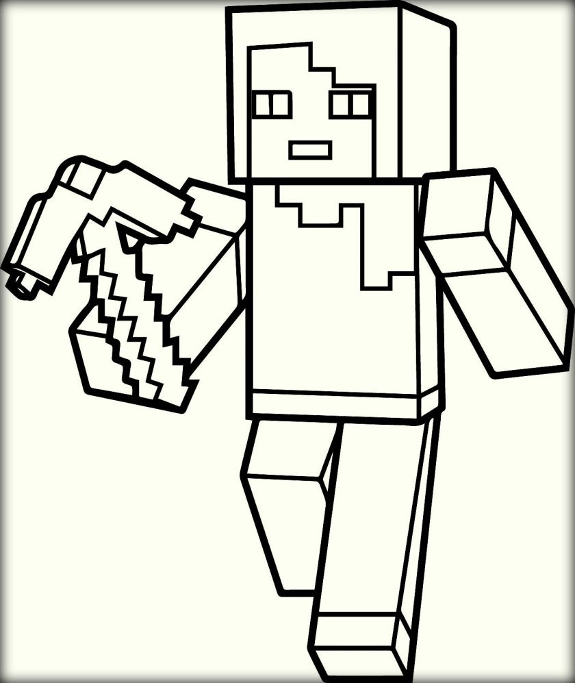 Minecraft Free Coloring Pages
 Minecraft Coloring Pages