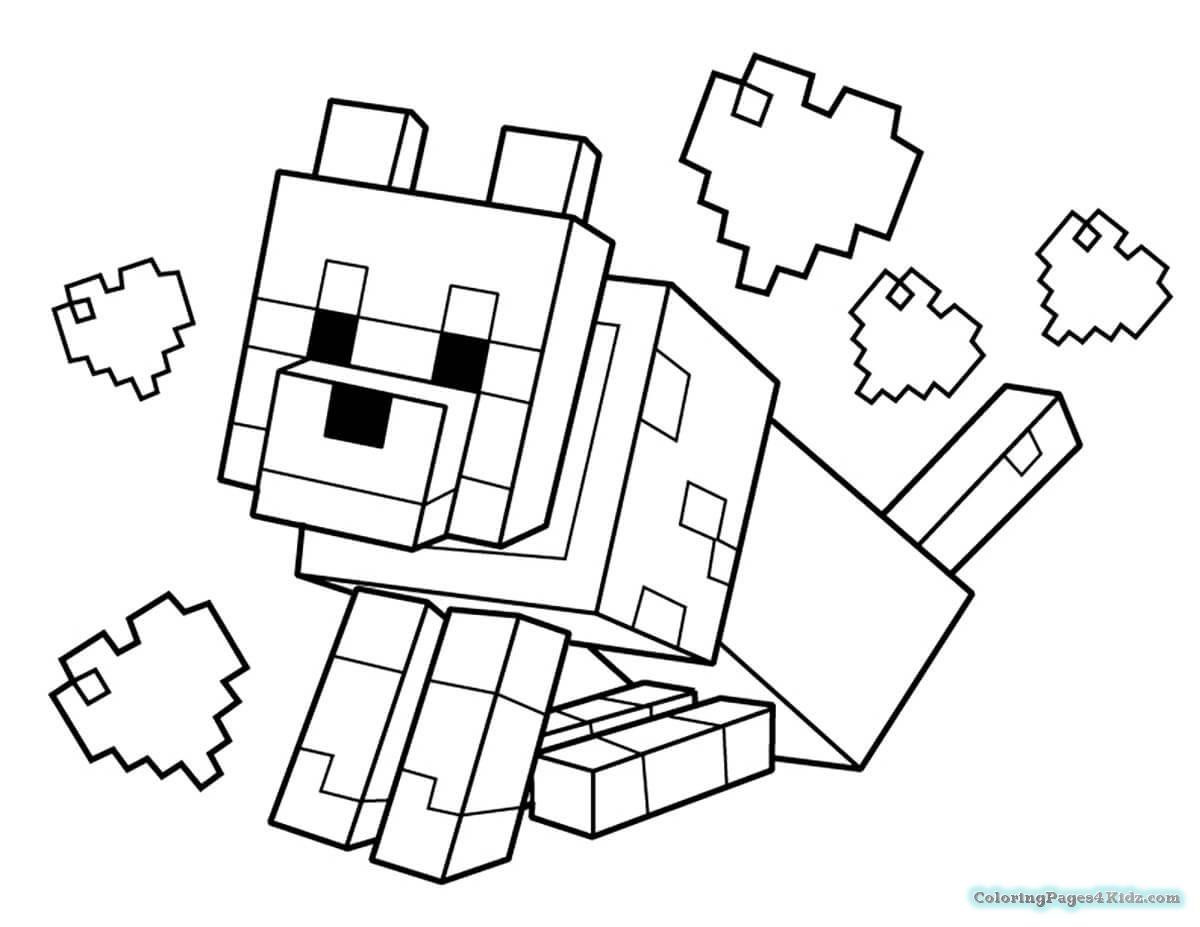 Minecraft Free Coloring Pages
 minecraft coloring pages free 19