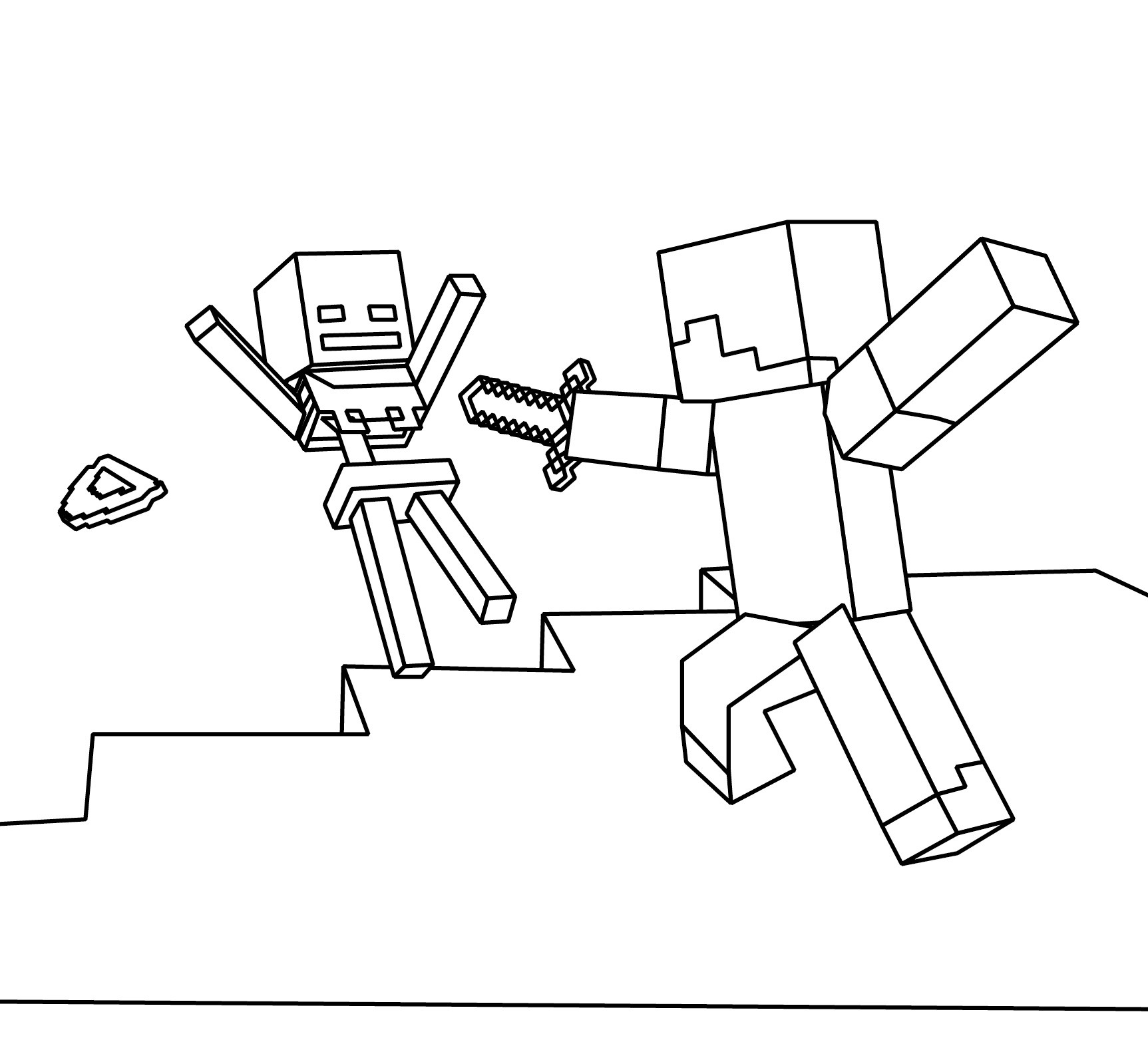 Minecraft Steve Coloring Pages
 Minecraft Coloring Picture – Hey Nils