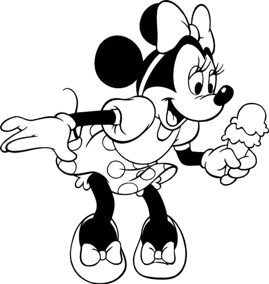 Mini Mouse Coloring Pages
 Mini Mouse Free Colouring Pages