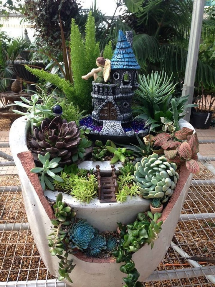 Best ideas about Miniature Fairy Garden Ideas Diy
. Save or Pin 30 DIY Ideas How To Make Fairy Garden Now.