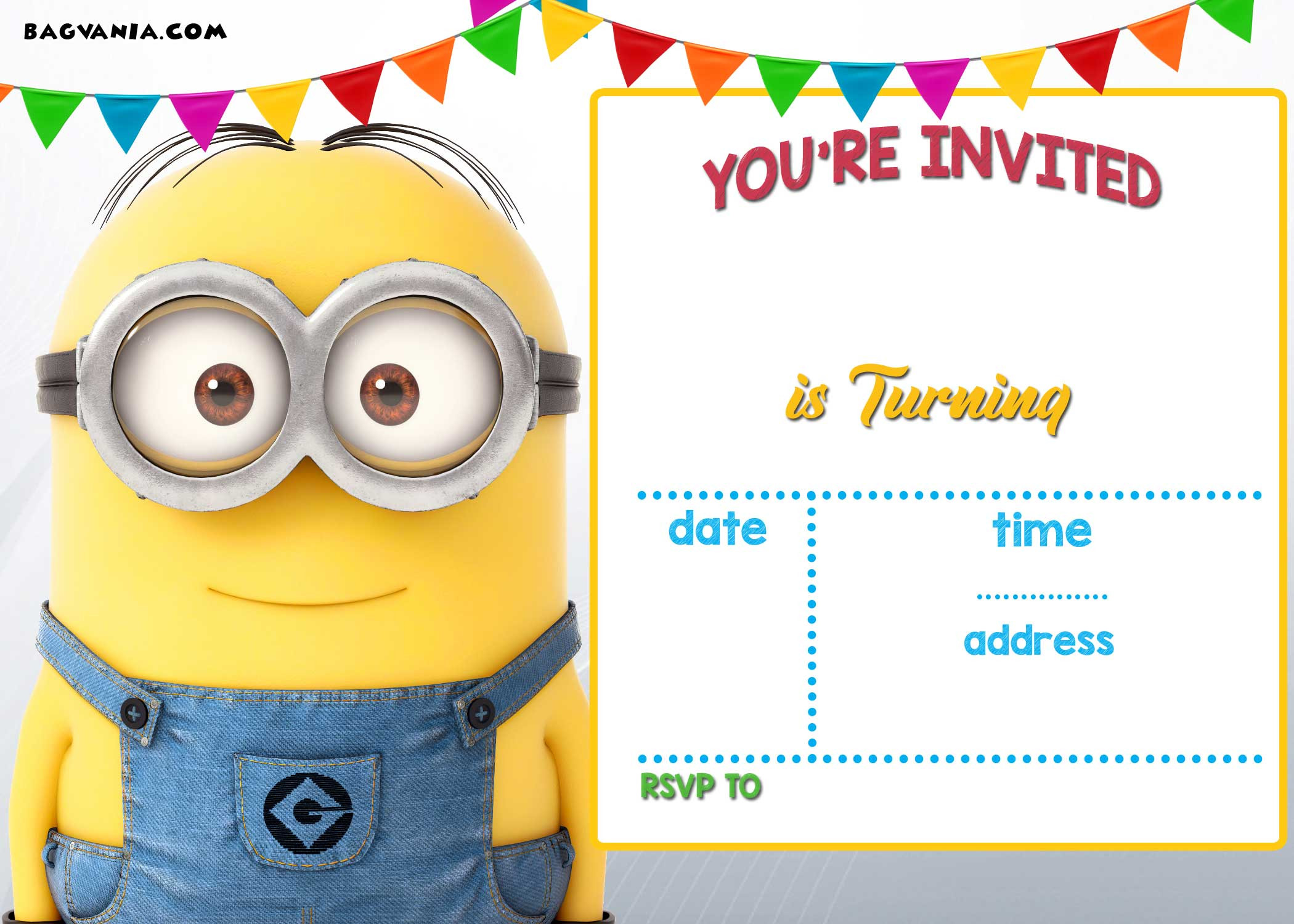 Minion Birthday Invitations
 FREE Printable Minion Birthday Party Invitations Ideas