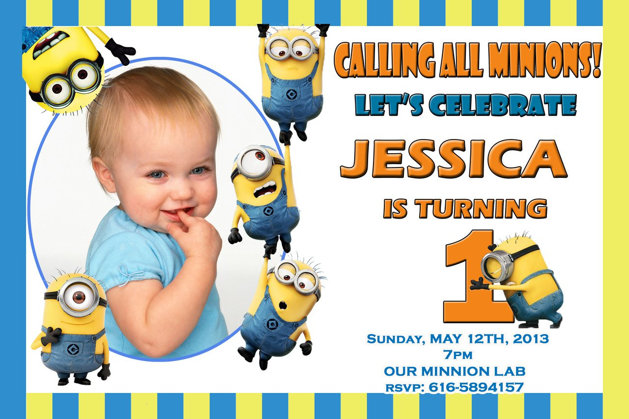 Minion Birthday Invitations
 minion birthday invitations minion birthday invitations