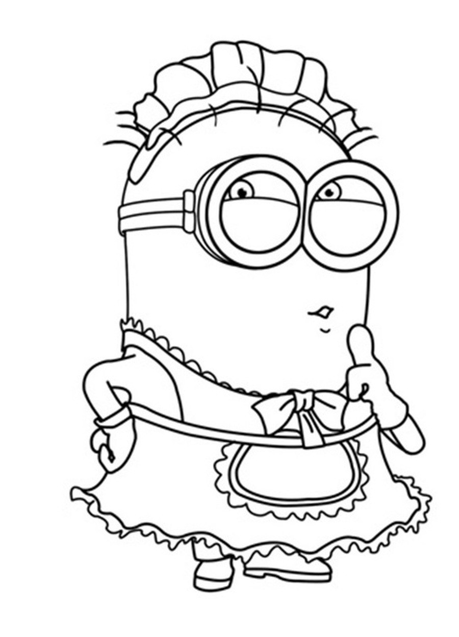 Minion Coloring Pages
 minion coloring page
