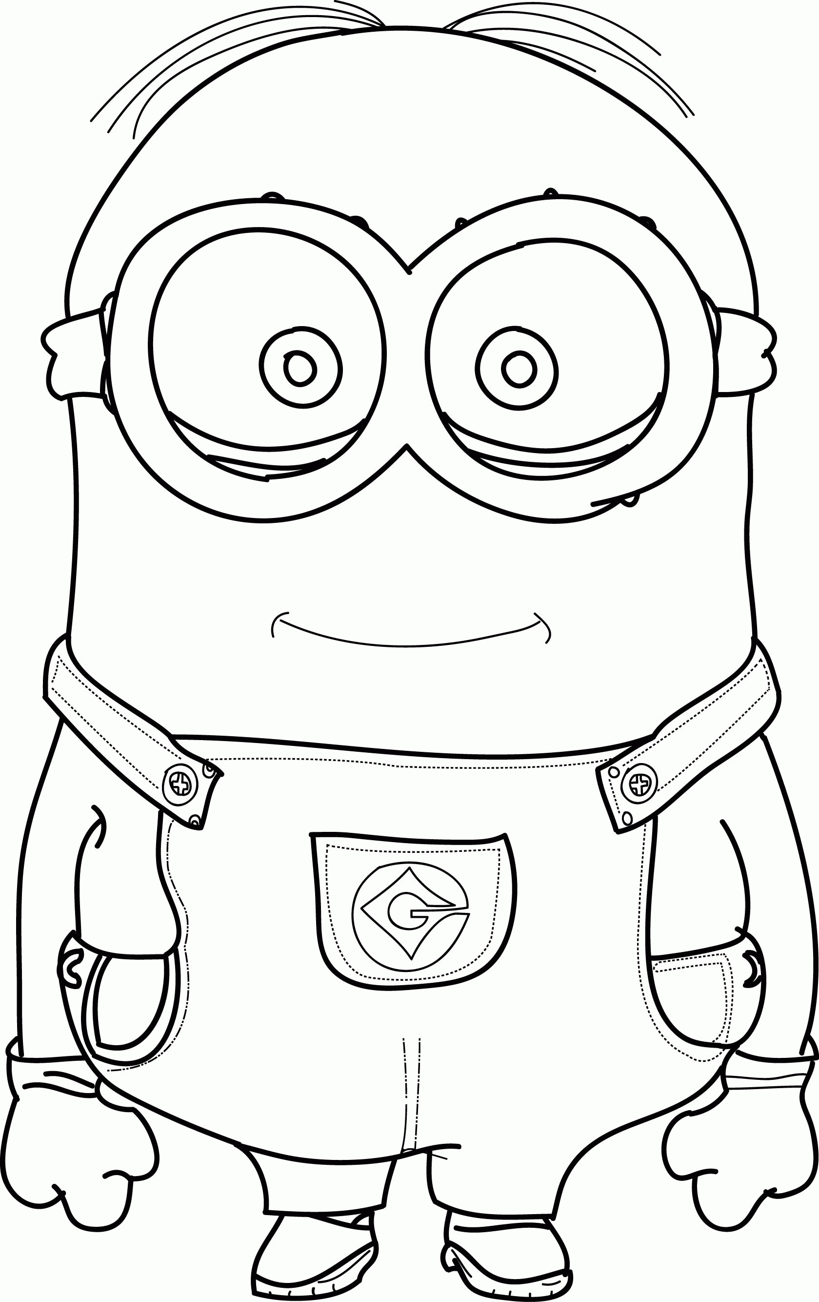 Minion Coloring Pages
 Minions Coloring Pages Bob Coloring Home