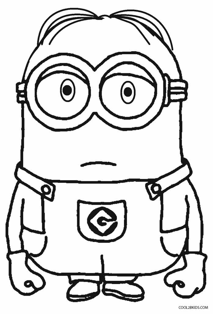 Minion Coloring Pages Pdf
 Coloring Pages Printable Minions The Art Jinni