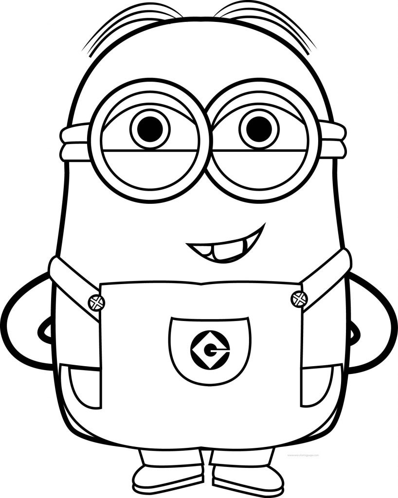 Minion Coloring Pages Pdf
 Best Funny Minions Quotes And Picture Coloring Page