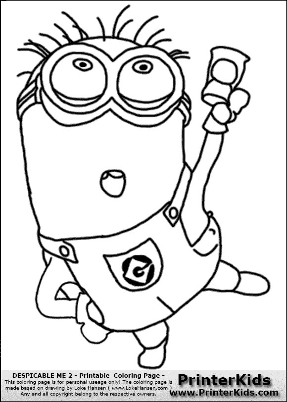 Minion Coloring Pages Pdf
 minion png coloring page