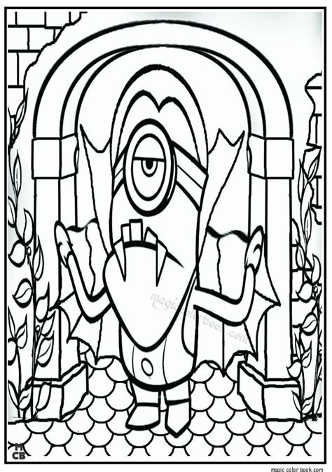 Minions Free Printable Coloring Sheets Fall
 Minion Halloween Coloring Pages bell rehwoldt