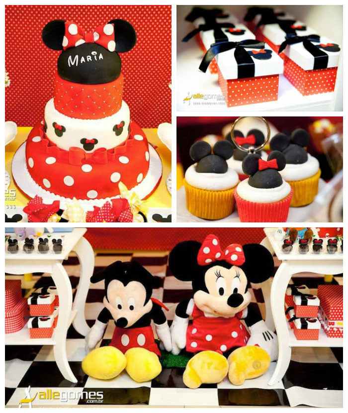 Best ideas about Minnie And Mickey Birthday Decorations
. Save or Pin Kara s Party Ideas Mickey Minnie Mouse Themed Birthday Party Now.