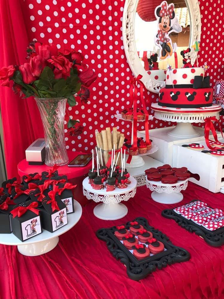 Best ideas about Minnie And Mickey Birthday Decorations
. Save or Pin Mickey Mouse Minnie Mouse Birthday Party Ideas in 2019 Now.