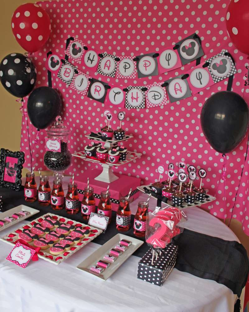 Best ideas about Minnie Mouse Birthday Decor
. Save or Pin Minnie Mouse Birthday Party Ideas 5 of 12 Now.