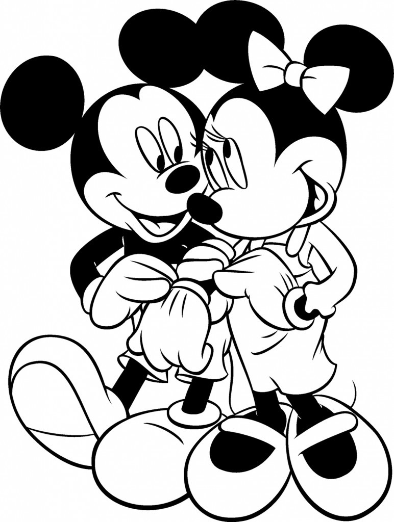 Minnie Mouse Coloring Book Pages
 Free Printable Mickey Mouse Coloring Pages For Kids