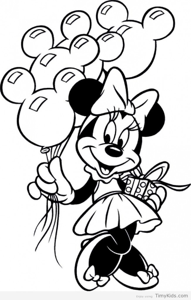 Minnie Mouse Coloring Pages For Kids Printable
 minnie mouse coloring pages pdf
