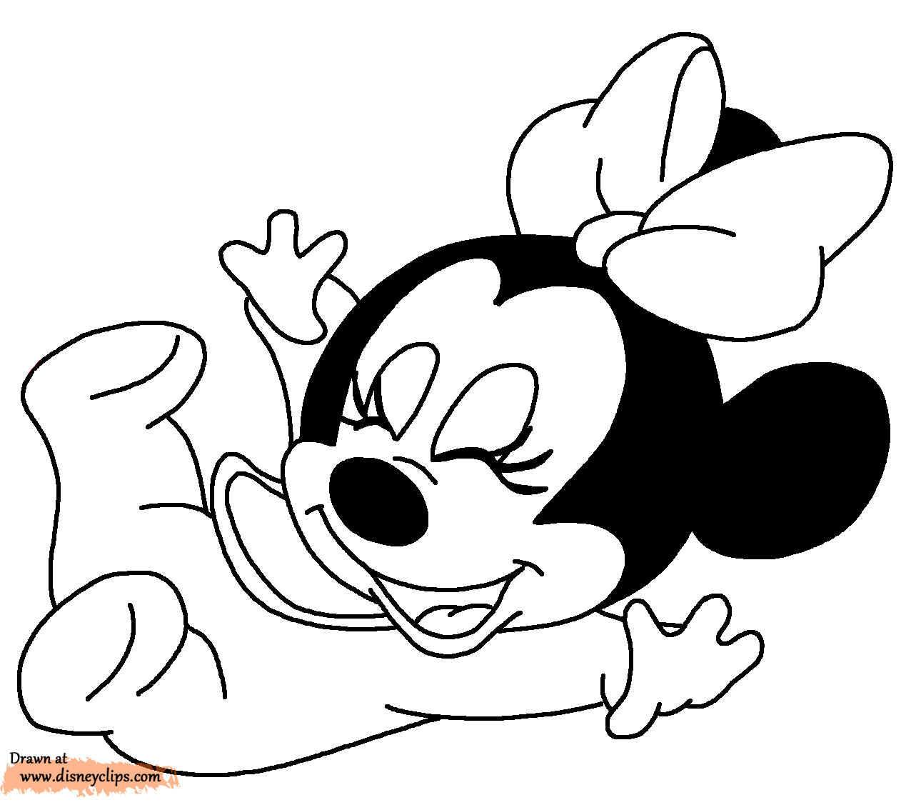 Minnie Mouse Coloring Pages For Kids Printable
 Disney Coloring Pages Minnie Mouse Printable Copics