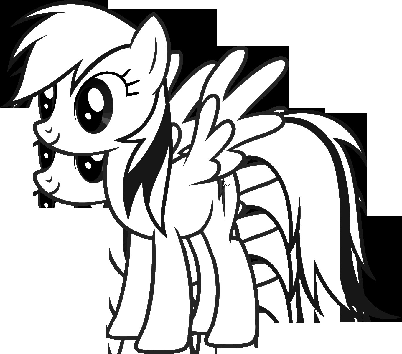 Mlp Printable Coloring Pages
 Free Printable My Little Pony Coloring Pages For Kids