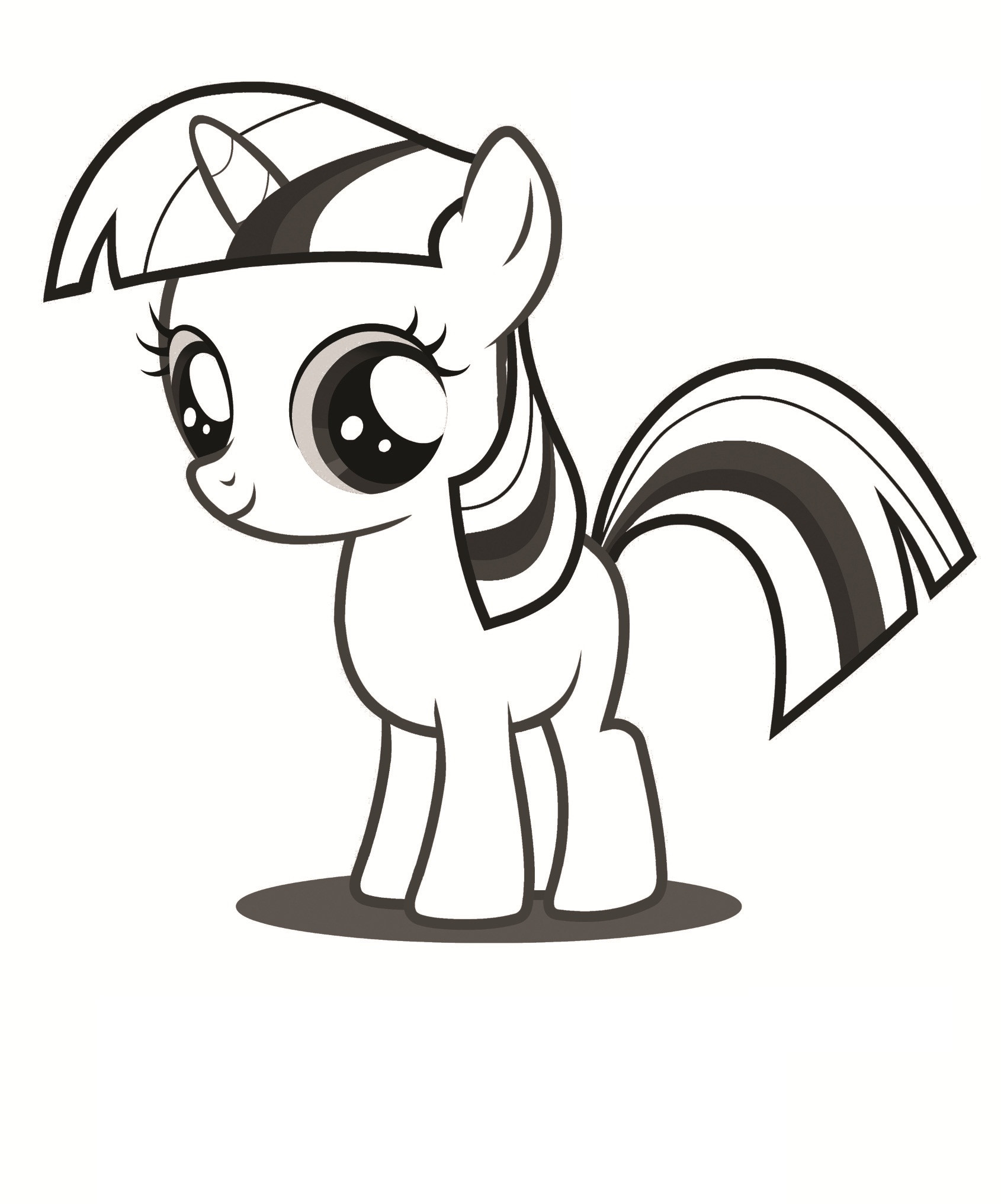 Mlp Printable Coloring Pages
 Free Printable My Little Pony Coloring Pages For Kids