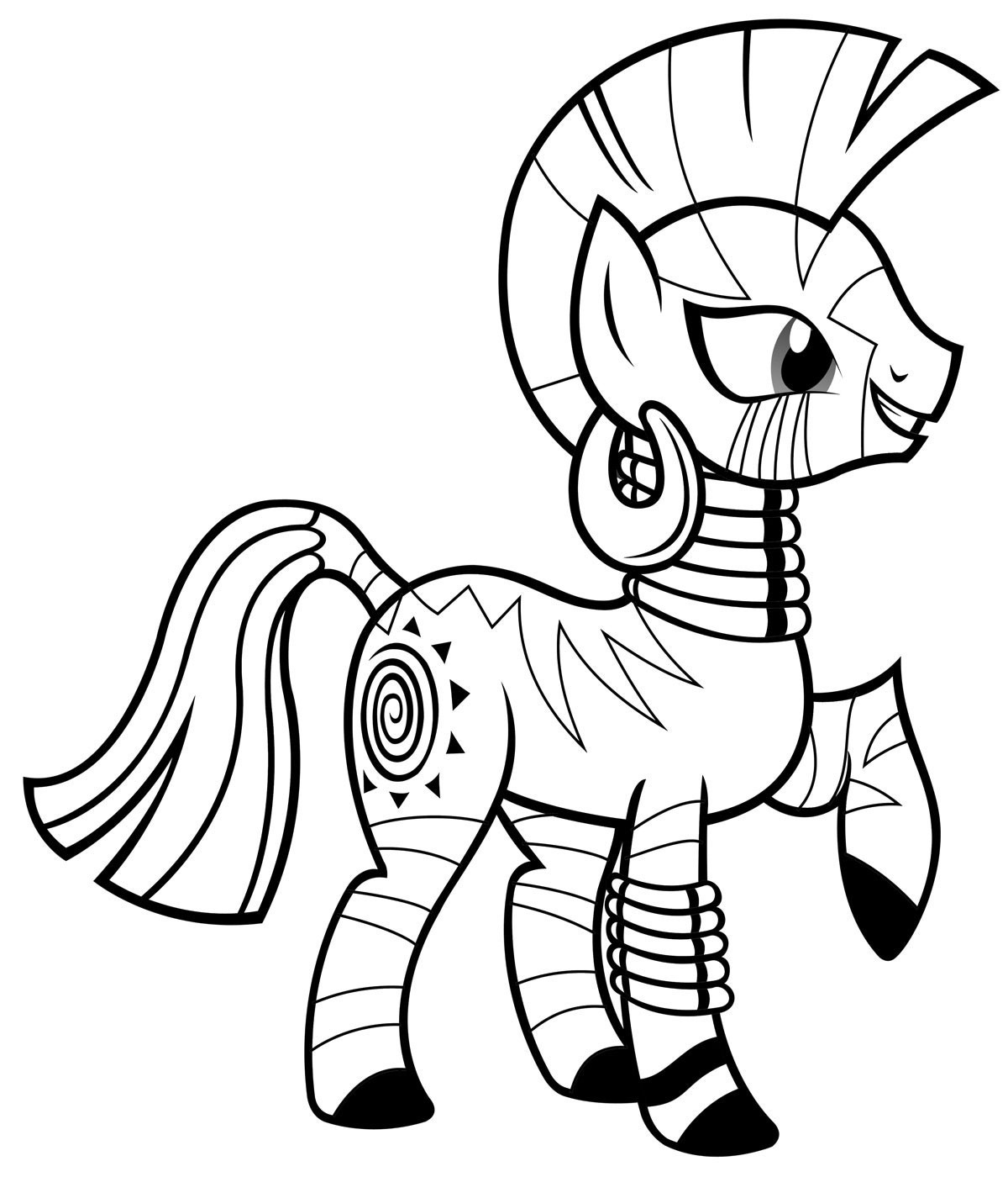 Mlp Printable Coloring Pages
 Free Printable My Little Pony Coloring Pages For Kids