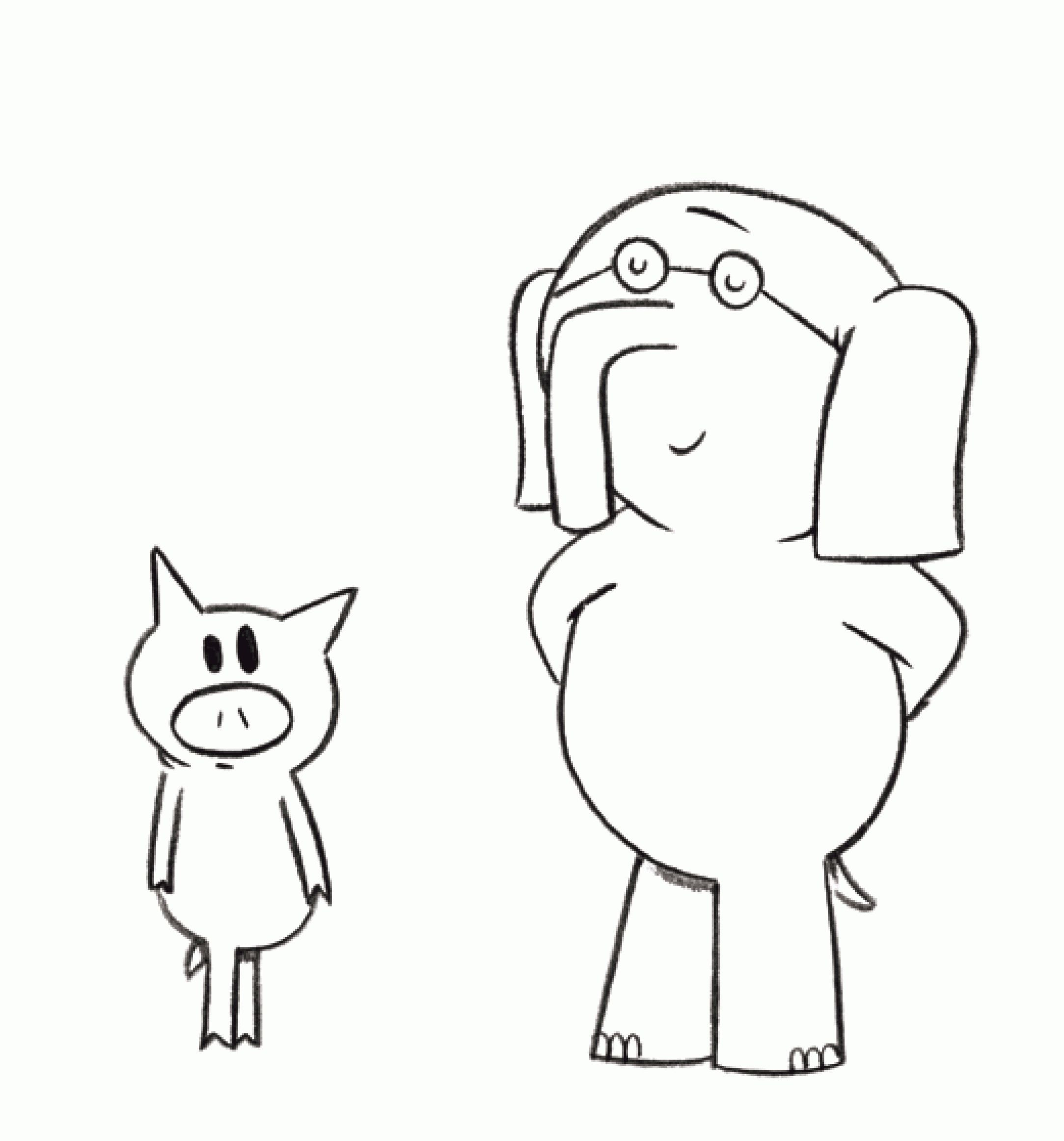 Mo Willems Coloring Pages
 Mo Willems Coloring Pages Elephant And Piggie Coloring Home
