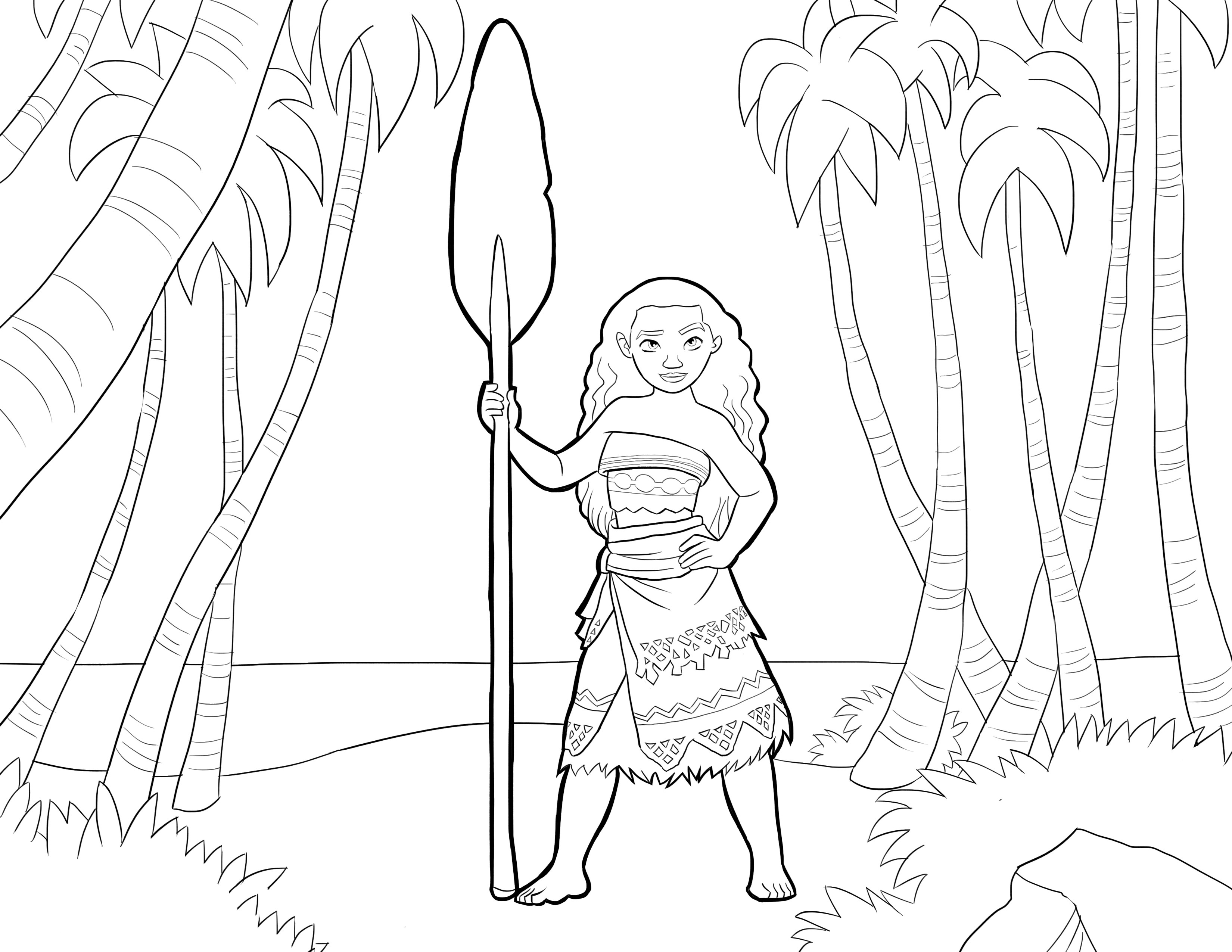 Moana Coloring Book Pages
 Moana coloring pages to and print for free