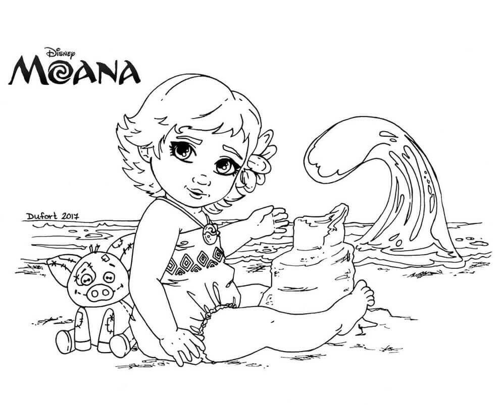 Moana Coloring Book Pages
 35 Printable Moana Coloring Pages