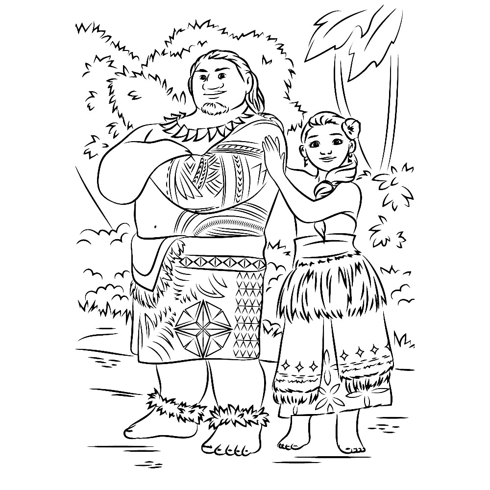 Moana Coloring Book Pages
 Top 10 Moana Coloring Pages Free Printables