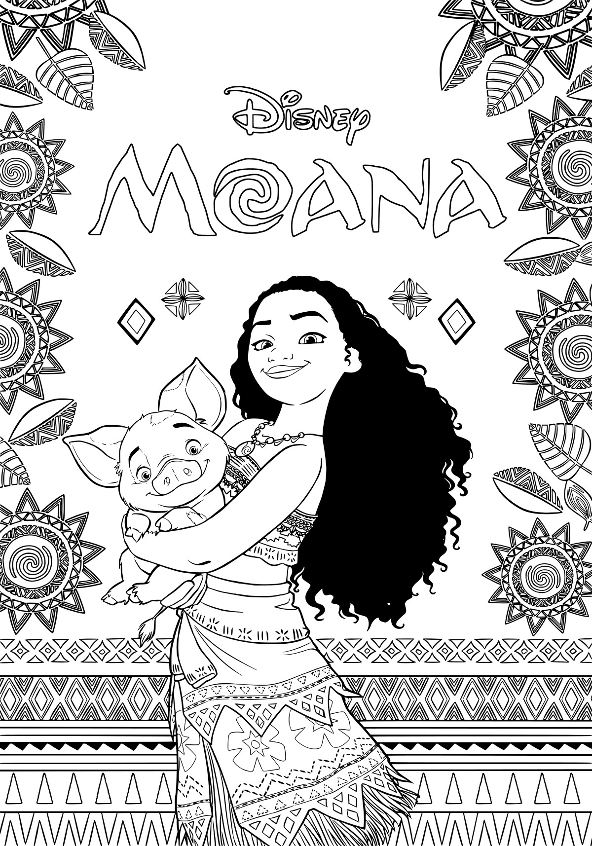 Moana Coloring Book Pages
 Moana Coloring Pages Best Coloring Pages For Kids