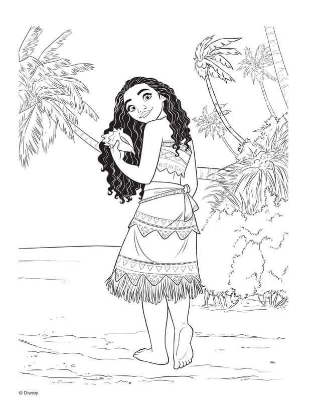 Moana Coloring Book Pages
 35 Printable Moana Coloring Pages