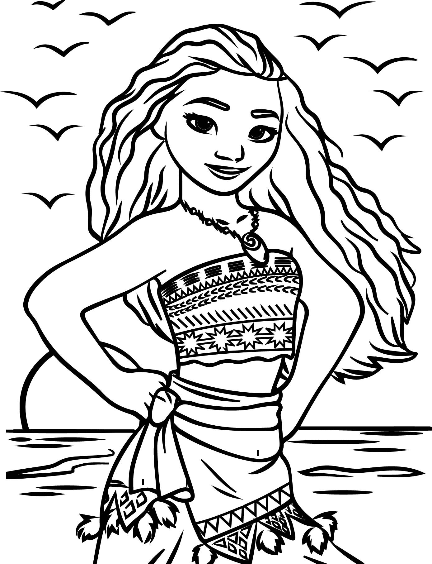 Moana Coloring Book Pages
 Disney Moana Coloring Page