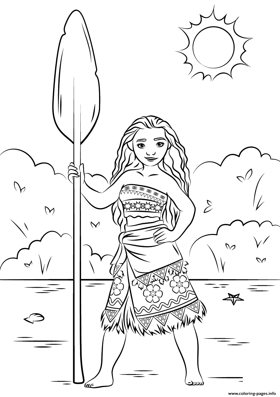 Moana Coloring Pages Pdf
 Princess Moana Disney Coloring Pages Printable