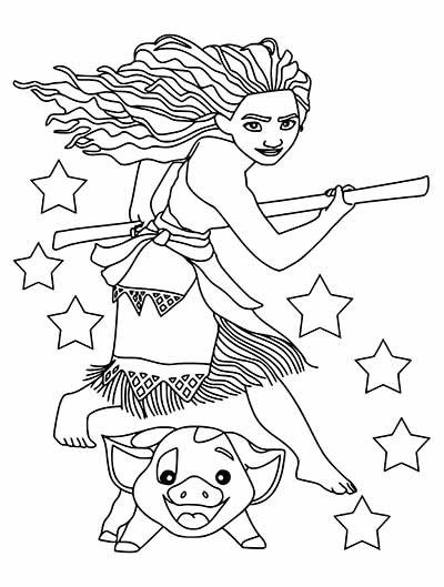 Moana Pua Coloring Pages
 59 Moana Coloring Pages updated March 2018