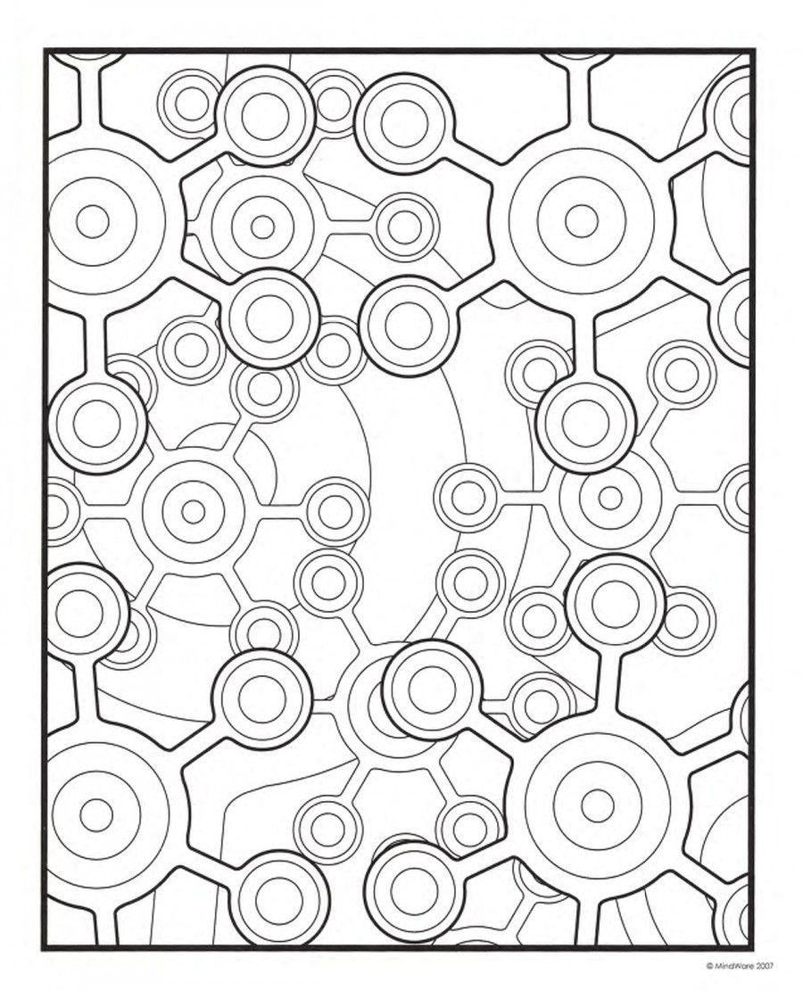 Modern Coloring Books
 geometric coloring pages
